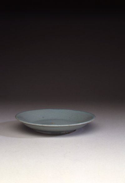 Rare Ruyao Shallow Dish by Northern Song Dynasty Chinese School