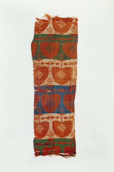 Band with decorative motifs of stylised trees by Northern Wei Dynasty Chinese School