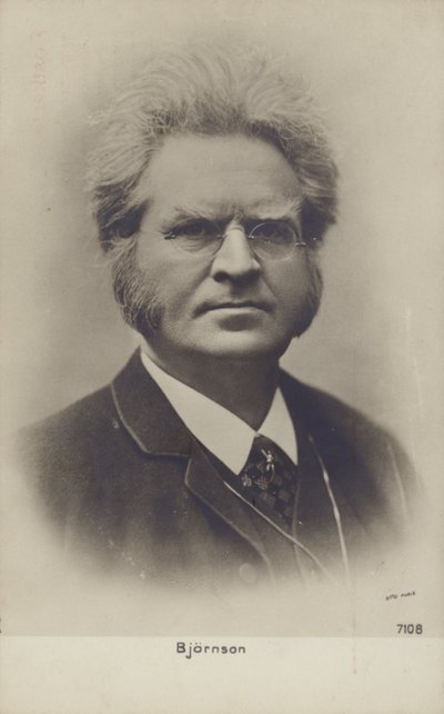 Bjornstjerne Bjornson (1832-1910), Norwegian Nobel Prize-winning writer by Norwegian Photographer