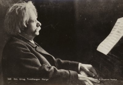 Edvard Grieg in Troldhaugen, Norway by Norwegian Photographer