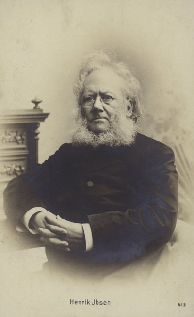 Henrik Ibsen, Norwegian Playwright by Norwegian Photographer