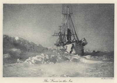 The "Fram" in the Ice by Norwegian Photographer