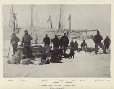 The start from the Fram by Norwegian Photographer