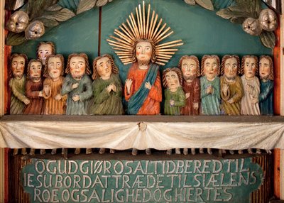 Last Supper (detail) by Norwegian School