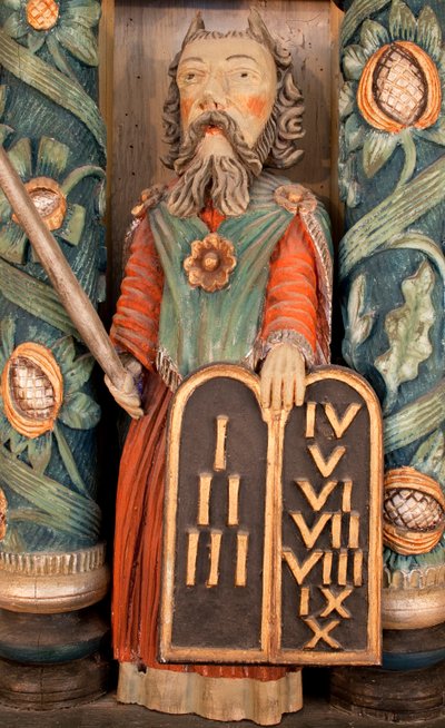 Moses (detail) by Norwegian School