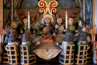 The Last Supper (detail) by Norwegian School