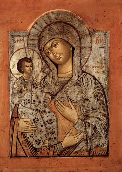 Icon of the Blessed Virgin with Three Hands by Novgorod School