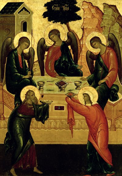The Holy Trinity by Novgorod School