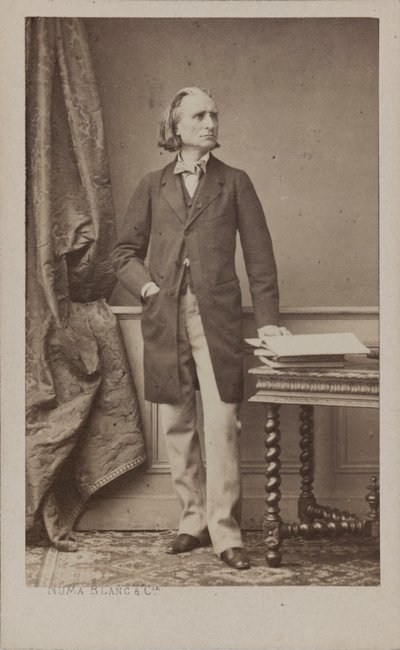 Portrait of the Composer Franz Liszt 1811-1886, c. 1870 by Numa Blanc