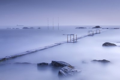 Tranquil Coastal Mist by Nuno Araujo