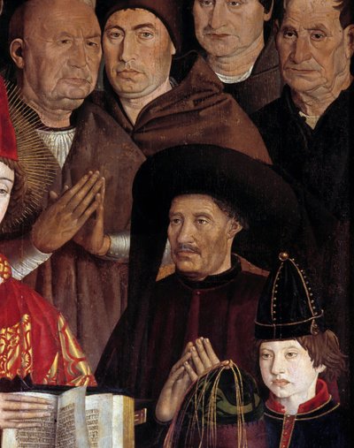Polyptych of Saint Vincent: Portrait of Henri the Navigator (detail) by Nuno Goncalves or Gonzalvez