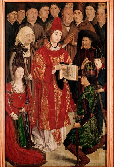 Polyptych of Saint Vincent: The Infante Panel, with Henry the Navigator and the Portuguese Royal Family by Nuno Goncalves or Gonzalvez