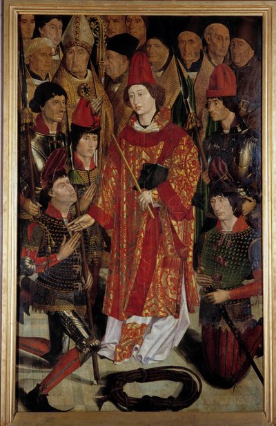 Saint Vincent, Patron of Lisbon (Polyptych of Saint Vincent of Zaragoza) by Nuno Goncalves or Gonzalvez
