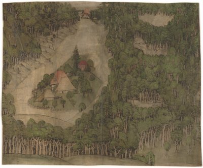 A Farmstead in a Wood by Nuremberg School