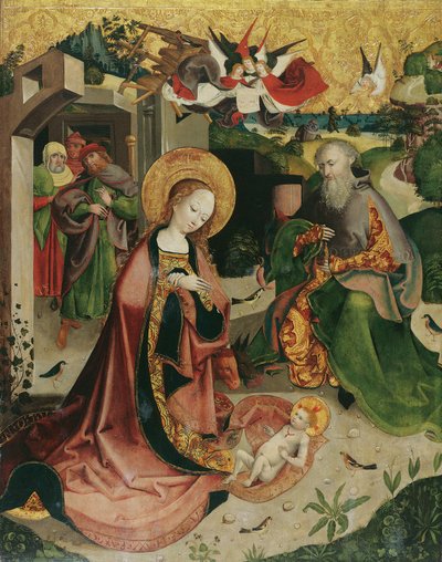 Birth of Christ by Oberösterreichischer Maler