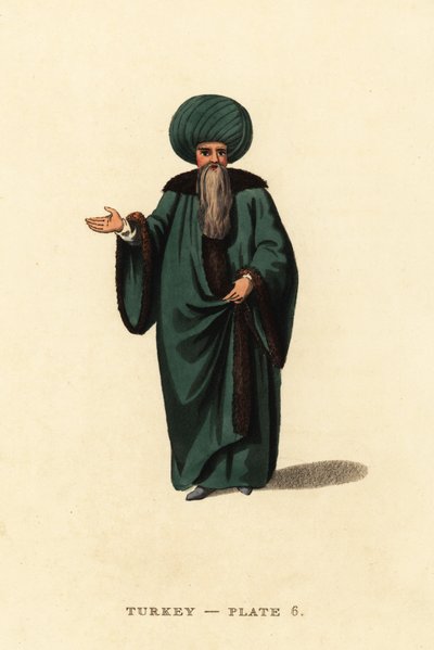 Chief of the Ulemas or Professors of Law by Octavian (after) Dalvimart