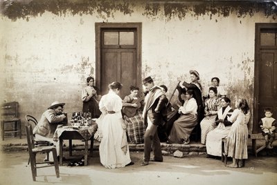 Chilenos Bailanda la Cueca by Oder W. Heffer