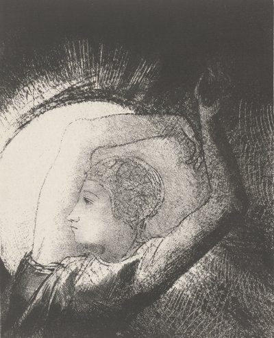 A Woman clothed by the Sun, 1899 by Odilon Redon