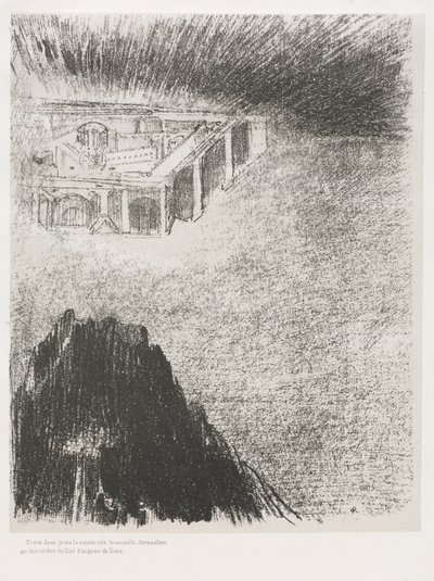 And I, John, Saw the Holy City, New Jerusalem, Coming Down from God and out of Heaven by Odilon Redon