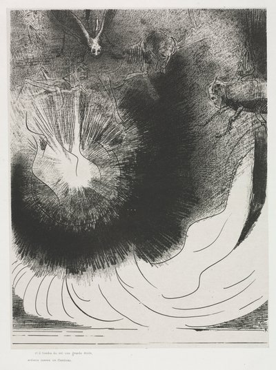 And There Fell a Great Star from Heaven, Burning as it were a Lamp by Odilon Redon