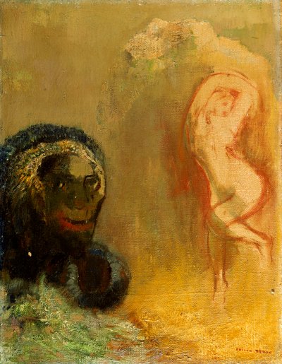 Andromeda and the Monster by Odilon Redon