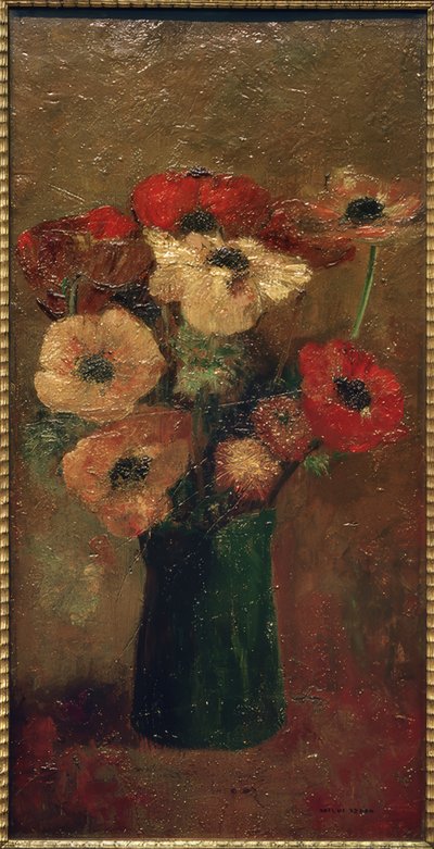 Anemones by Odilon Redon