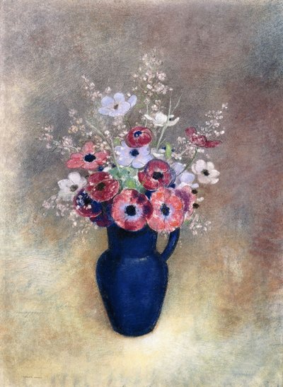 Anemones in a Jug by Odilon Redon