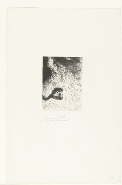 Anthony: Somewhere There Must Be Archetypes Whose Bodies Are Only Reflections by Odilon Redon