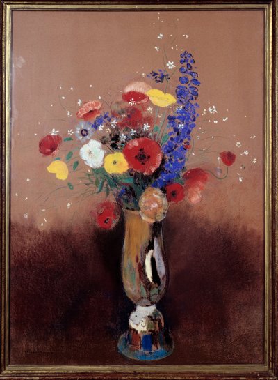 Bouquet of Flowers from the Fields by Odilon Redon