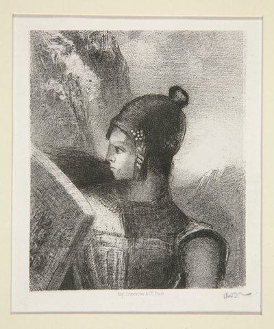 Brünnhilde, frontispiece of La Revue Wagnerienne by Odilon Redon