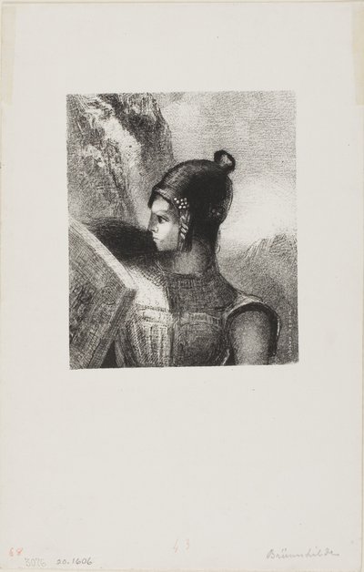 Brunnhilde by Odilon Redon