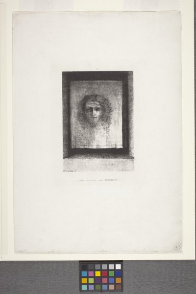 It Is a Veil, an Imprint by Odilon Redon