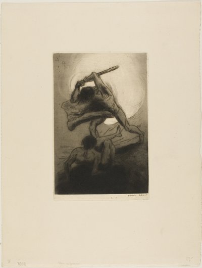 Cain and Abel by Odilon Redon