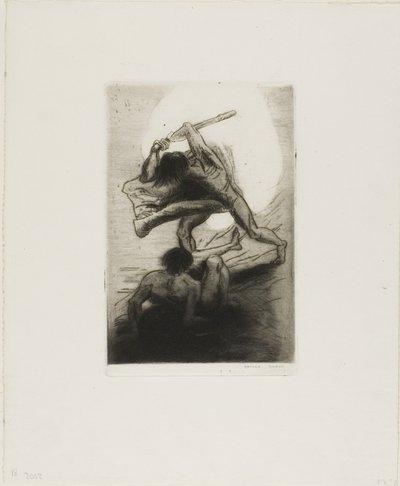 Cain and Abel by Odilon Redon