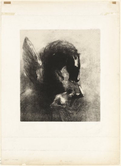 Captive Pegasus by Odilon Redon