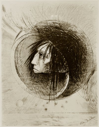 The Escape by Odilon Redon
