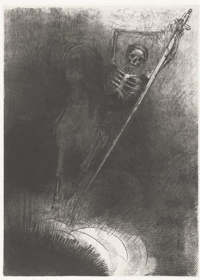 Death on Horseback by Odilon Redon