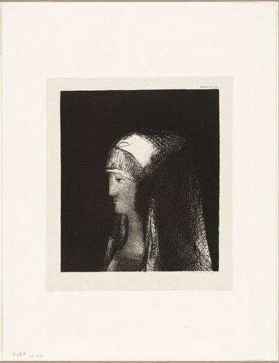 Druidess by Odilon Redon