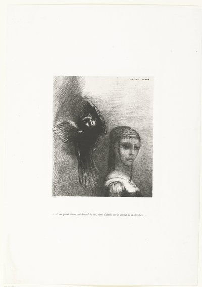 And a Great Bird, Descending from the Sky, Alights on the Crown of Her Hair (...et un grand oiseau, qui descend du ciel, vient s