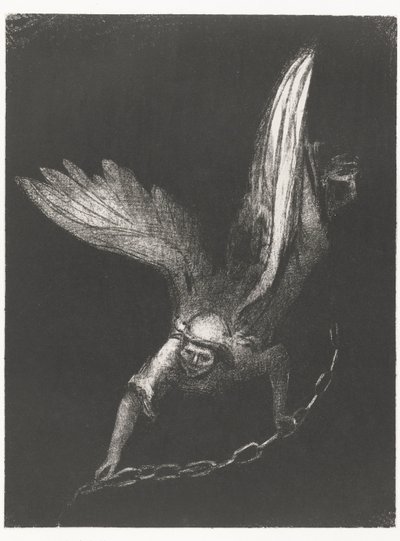 Angel with a Chain in His Hands by Odilon Redon