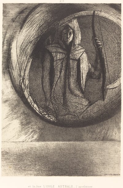 And Beyond, the Star Idol, the Apotheosis by Odilon Redon