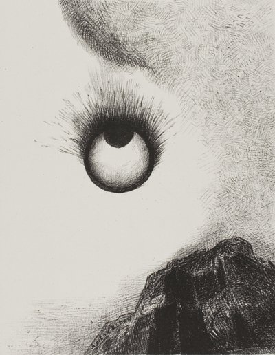 Everywhere Eyeballs are Aflame, plate 9 from The Temptation of Saint Anthony (1st series) by Odilon Redon