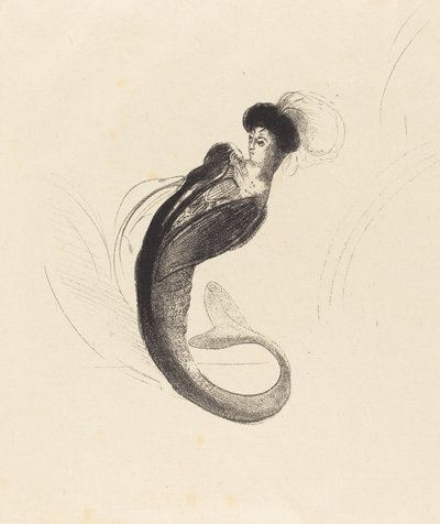 Woman with a Plumed Hat by Odilon Redon