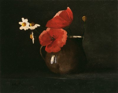 Flowers: Poppies and Daisies, c.1867 by Odilon Redon