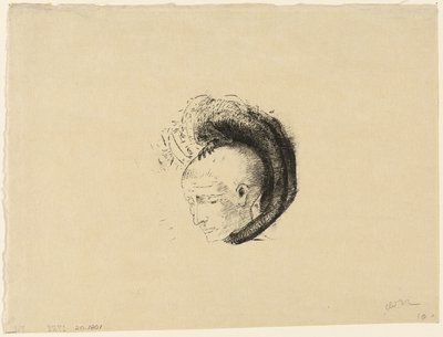 Frontispiece for The Idealist Movement in Painting by André Mellerio by Odilon Redon