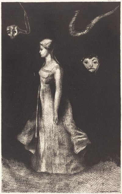 Haunting (Obsession) by Odilon Redon