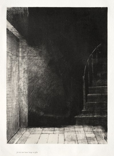 I Saw a Flash of Light, Large and Pale by Odilon Redon