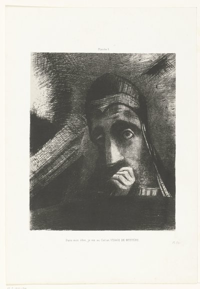 I Saw in My Dream a Mysterious Face in the Sky by Odilon Redon