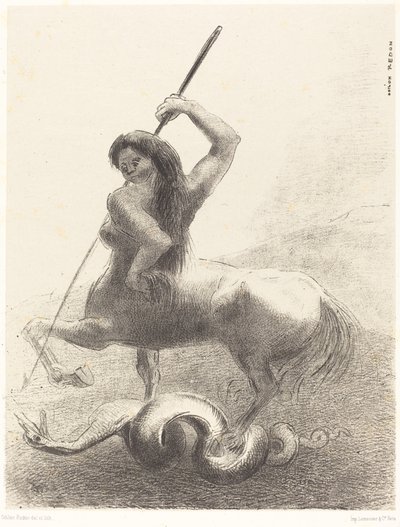 There were struggles and vain victories by Odilon Redon