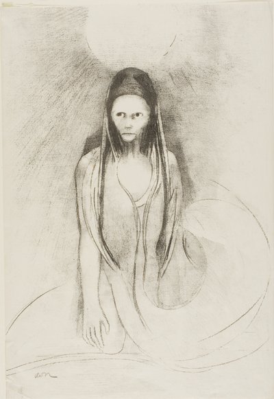 Intelligence was Mine! I Became the Buddha, Plate 12 of 24 by Odilon Redon